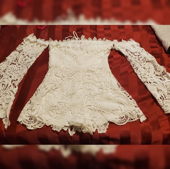 Off shoulder romper - Picture 2 of 2